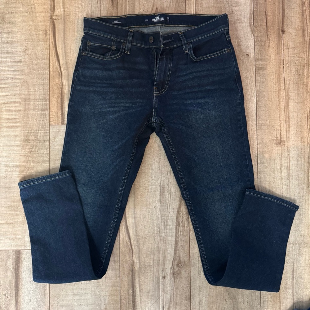 Hollister Men's Deep Indigo Skinny Jeans